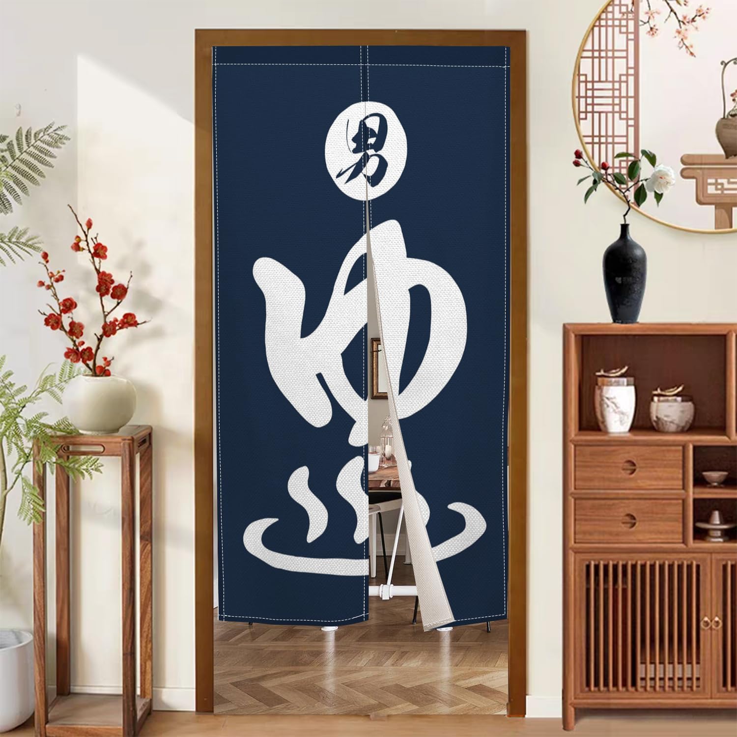 Noren Curtain Doorway - 긴 일본식 노렌 도어 커튼 우키요에