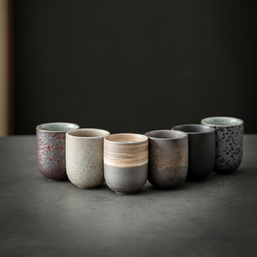 새로운 빈티지 도자기 컵 일본 석기 도자기 130ml  - Japanese Lifestyle In Japanese 리뷰 및 가격