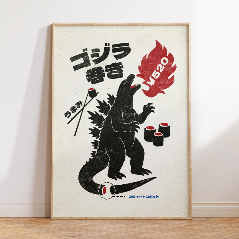 일본 음식 아트 포스터 레트로 일본식 주방 프린트 캔버 - Japanese Food Lifestyle 리뷰 및 가격