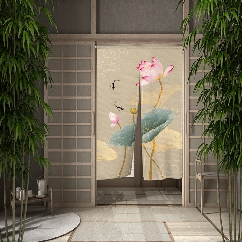 일본 Noren 출입구 중국 전통 그림 문 Curati - Noren Curtain Doorway 리뷰 및 가격