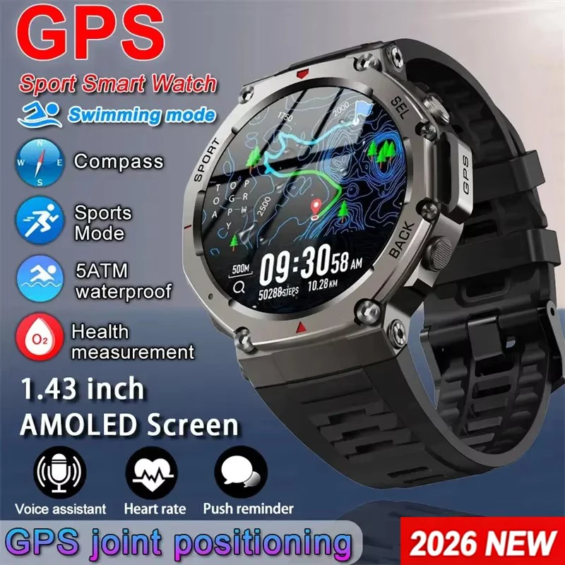 남성용 스마트워치 GPS AMOLED 터치스크린 5AT - Japanese Lifestyle Called 리뷰 및 가격